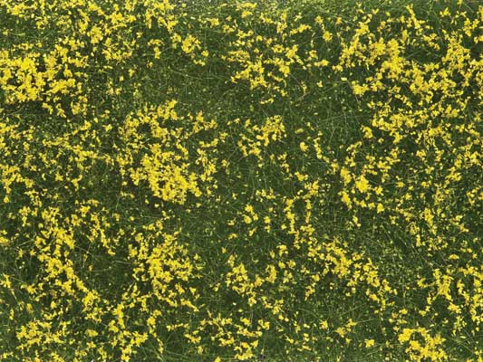 Noch Gmbh 7255 Ground Cover Foliage Pad -- Meadow Yellow 4-3/4 x 7-1/16" 12 x 18cm, All Scales