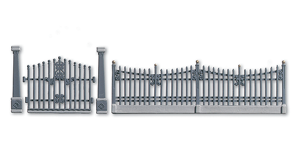 Noch Gmbh 13100 Residential Fence w/Gate & Posts -- 33 x 1-7/32" 84 x 3.1cm, HO