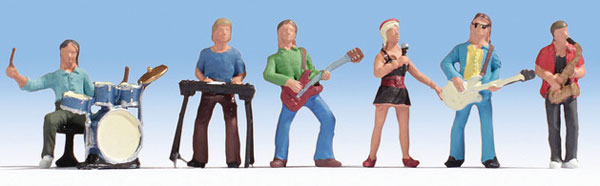 Noch Gmbh 36839 Recreation & Sports -- Rock'n'Roll Band pkg(6), N