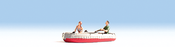 Noch Gmbh 37815 Dinghy with 2 Figures, N