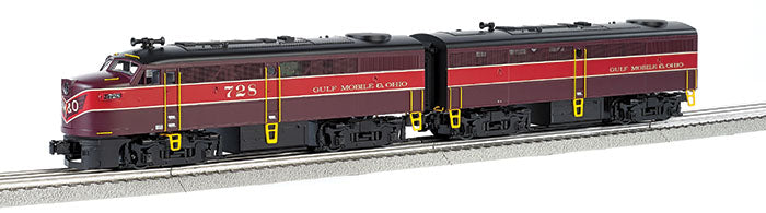 Bachmann 23203 GULF MOBILE & OHIO#728 FA1 & #B4 FB1, O