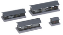 Kato USA 23226 Yard Buildings Kit(4pc), N Scale