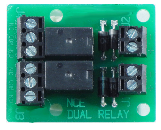 NCE 236 Dual relay board for isolated output of Switch8 or Switch-It.