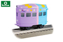 Bachmann 23702 Eggliner - 3-Rail - Conventional AC -- Easter (blue, lavender, yellow), O Gauge