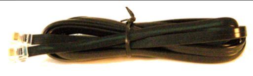NCE 213 RJ12-7 6 Wire straight cab bus cable.