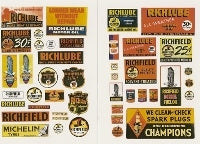 JL Innovative Design 238 Vintage Gas Station Signs Richfield, HO Scale