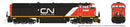 PREORDER Rapido 024007 HO GE Dash 8-40CM - Standard DC -- Canadian National