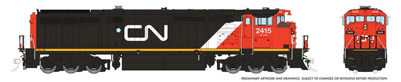 PREORDER Rapido 024509 HO GE Dash 8-40CM - Sound and DCC -- Canadian National