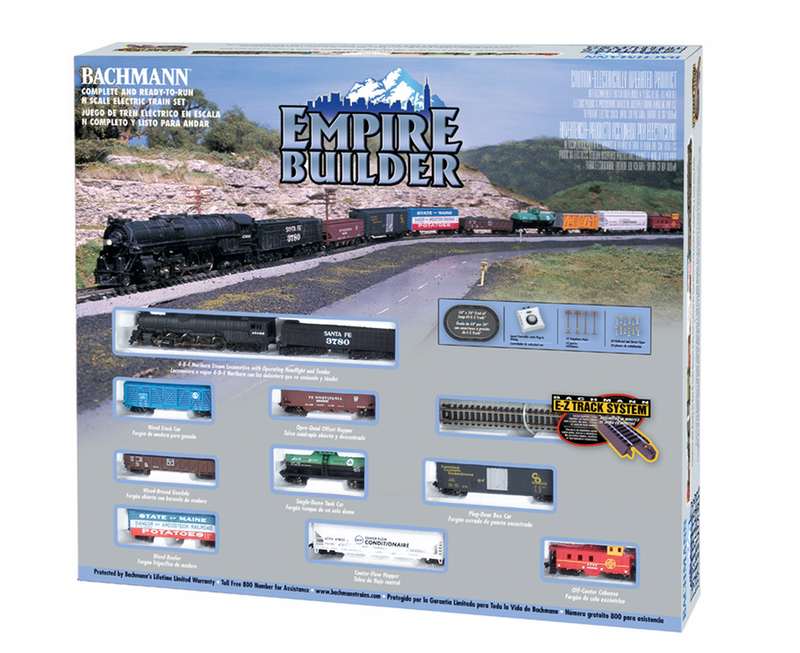 Bachmann 24009 EMPIRE BUILDER TRAIN SET, N Scale