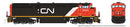 PREORDER Rapido 024010 HO GE Dash 8-40CM - Standard DC -- Canadian National