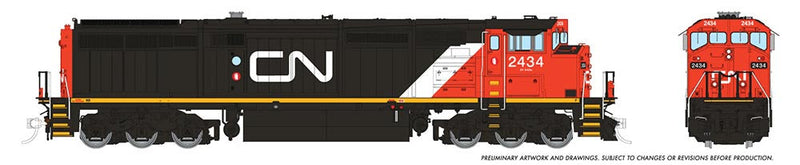 PREORDER Rapido 024510 HO GE Dash 8-40CM - Sound and DCC -- Canadian National