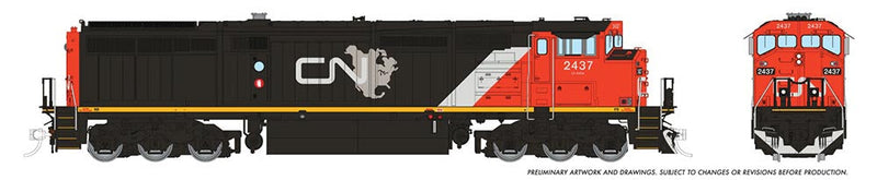 PREORDER Rapido 024513 HO GE Dash 8-40CM - Sound and DCC -- Canadian National