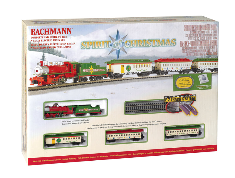 Bachmann 24017 Spirit of Christmas Train Set- N Scale