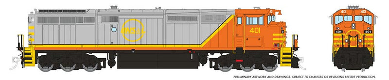 PREORDER Rapido 024524 HO GE Dash 8-40CM - Sound and DCC -- Quebec, North Shore & Labrador