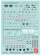 Bandai 2407625 Gundam Decal No 114 Multi-Use Thunderbol