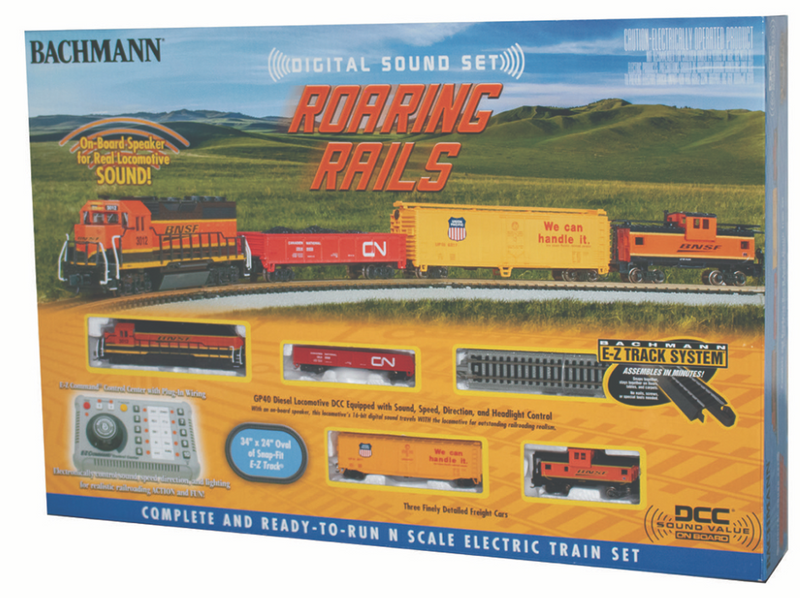 Bachmann 24132 Bachmann Train Set 24132 Roaring Rails With Digital Sound, Train Set, N Scale