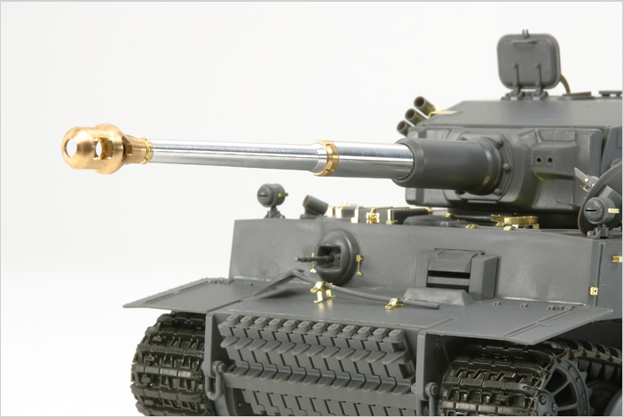 Tamiya 25142 German Tiger I Early Prod. - w/ABER PE Parts/Gun Barrel Kit 1:35