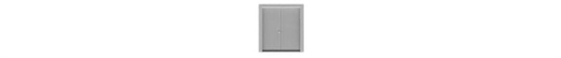 Tichy Train Group 2538 Double Steel Door -- Plastic pkg(4), N Scale