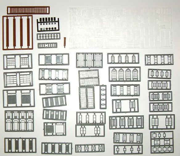 Tichy Train Group 2540 ARCHITECTURAL ASSORTMT 164pt, N Scale