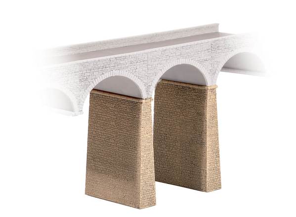 Ratio 254 Stone Piers (2), N Scale