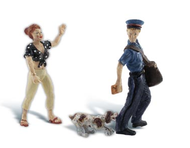 Woodland Scenics A2560 Polly's Postal Pursuit - G Scale