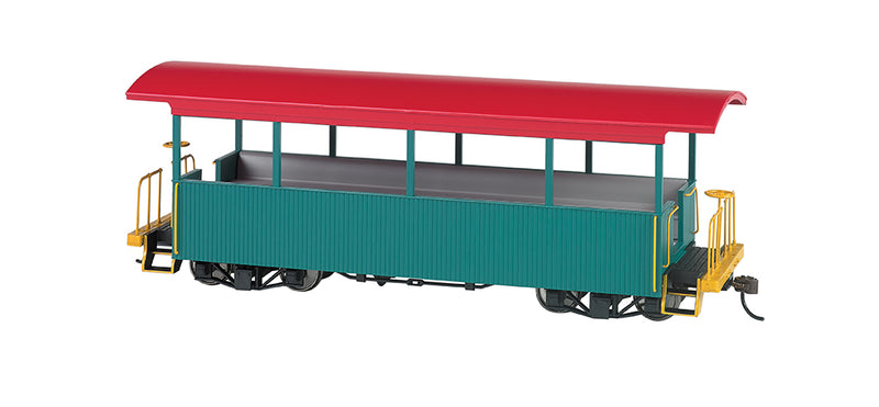 Bachmann 26001 Green w/ Red Roof - Excursion Car - On30 Scale