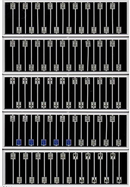 Tichy Train Group 2611 ASSORTED ROAD SIGNS 90pcs, N Scale