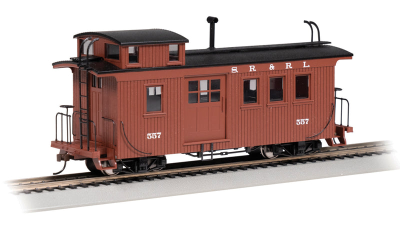 Bachmann 26701 Wood Side-Door Caboose - Ready to Run - Spectrum(R) -- Sandy River & Rangeley Lakes