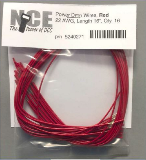 NCE 271 22 AWG POWER DROP WIRES Red 16