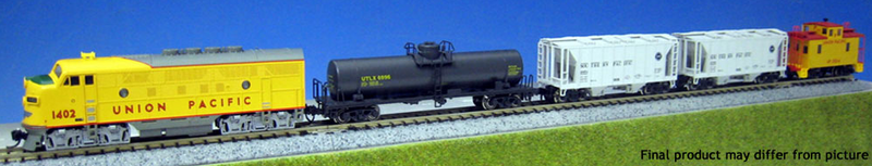 Kato USA 1066272 EMD F7 Union Pacific Freight Train Set, N Scale