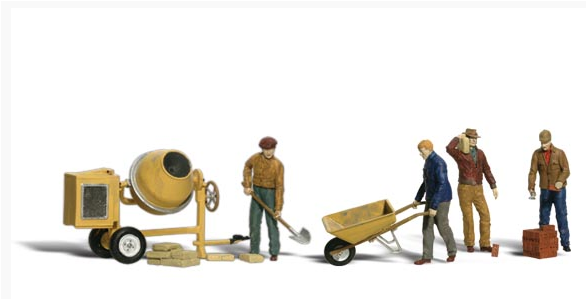 Woodland Scenics 2753 Masonry Workers, O