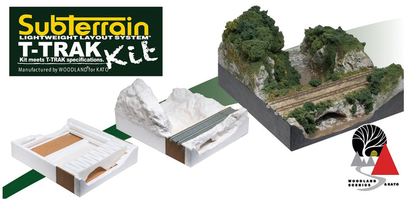 Unitrack T-Trak Subterrain Straight Kit, N Scale
