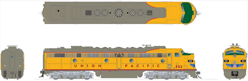 Rapido 28538 HO EMD E8A (DC/DCC/Sound): Union Pacific: