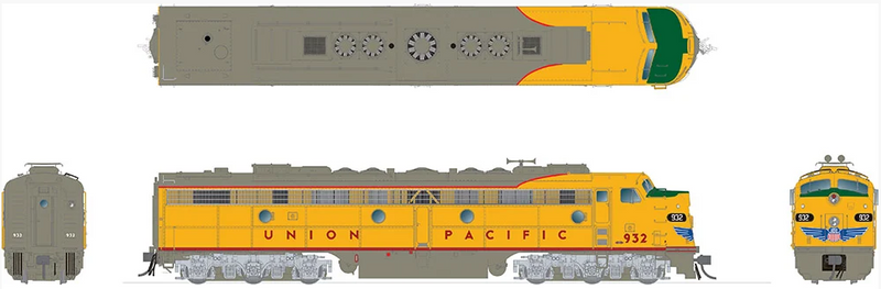 Rapido 28539 HO EMD E8A (DC/DCC/Sound): Union Pacific: