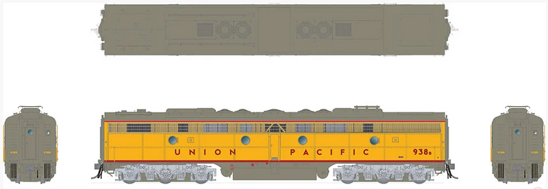 Rapido EMD E8B: Union Pacific: