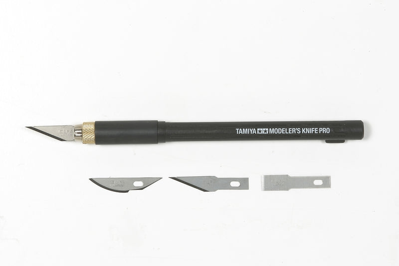 Tamiya 74098 MODELER'S KNIFE PRO Straight/Curved/Chisel Set