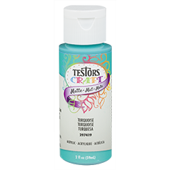 Testors 297419 Acrylic 2 oz. Craft Paint Turquoise