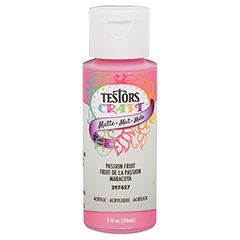 Testors 297457 Acrylic 2 oz. Craft Paint Passion Fruit