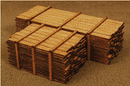 GCLaser 113313 2 x 12" Lumber Load -- One Each 12 & 16', HO Scale
