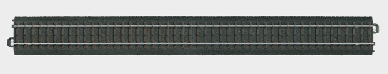 Marklin MRK24360 3-Rail C Track -- Straight 14-3/16"  36cm, HO Scale