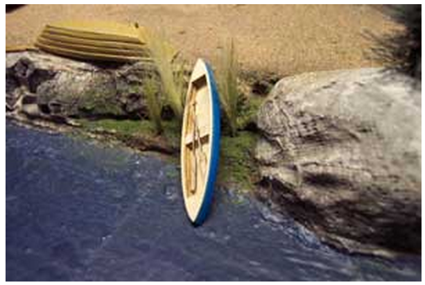 Osborn Model Kits 3006  Canoe, N Scale