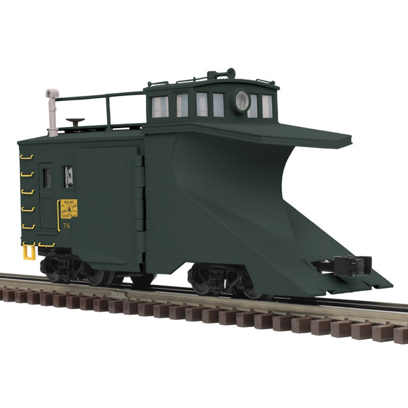 Atlas 3009971 3RL ATLAS PREMIER O SNOW PLOW MAINE CENTRAL 78, 90 (GREEN/GOLD), O Scale