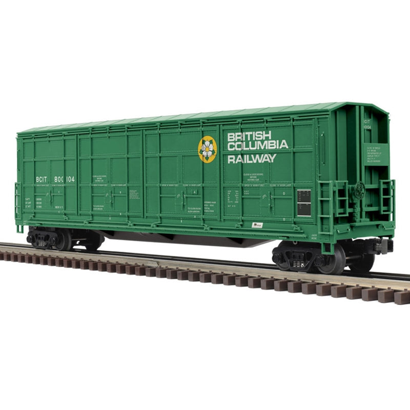 PREORDER Atlas 3009976 3RL ATLAS PREMIER O 55' ALL DOOR BOX CAR BRITISH COLUMBIA 800104, 800107 (GREEN/WHITE)