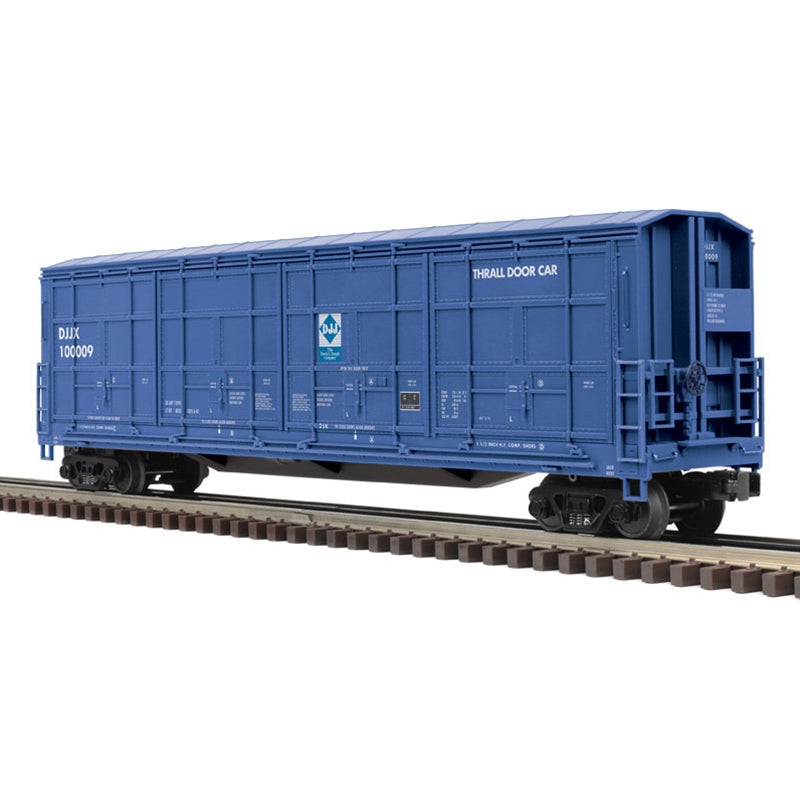 Atlas 3002161 2RL ATLAS PREMIER O 55' ALL DOOR BOX CAR DAVID J. JOSEPH TRANSPORTATION 100009, 100012 (BLUE/WHITE), O Scale