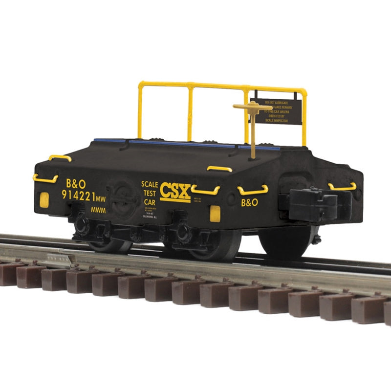 Atlas 3009986 3RL ATLAS PREMIER O SCALE TEST CAR CSX 914221 (BLACK/YELLOW), O Scale