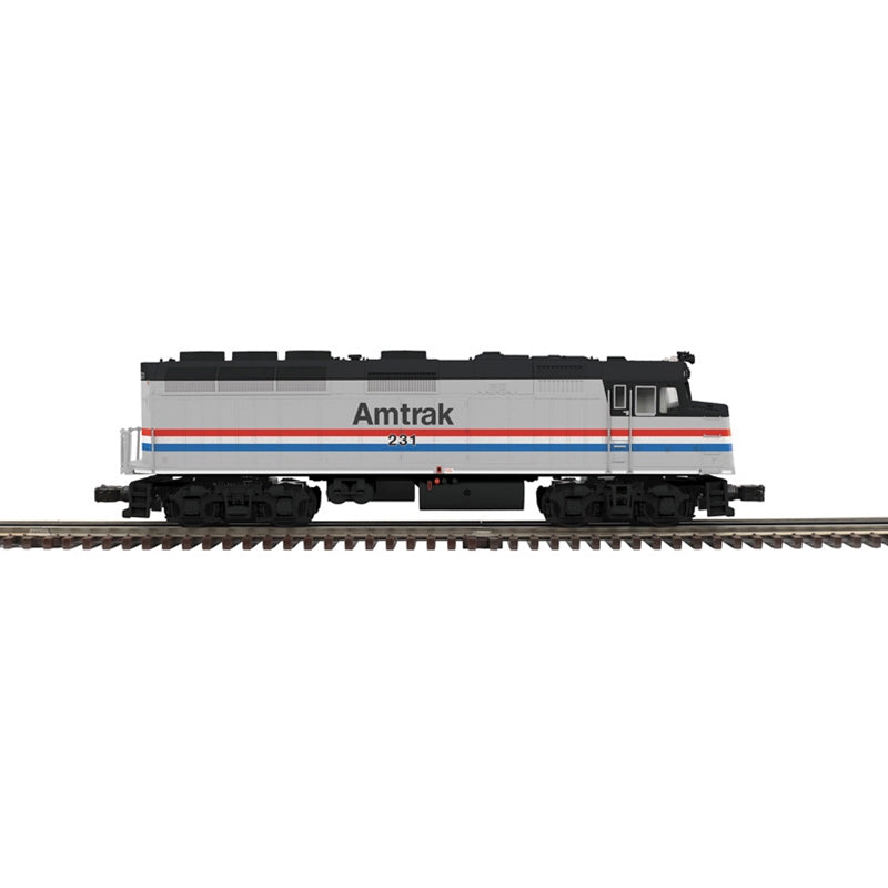 Atlas 30138030 3RL O ATLAS PREMIER F40PH LOCOMOTIVE AMTRAK PHASE III 216 (SILVER/BLACK/RED/WHITE/BLUE), O Scale