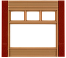 Design Preservations 30162 Street Level 20th Century Window, HO