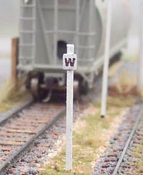 Osborn Model Kits 3019  GP Whistle Posts, N Scale