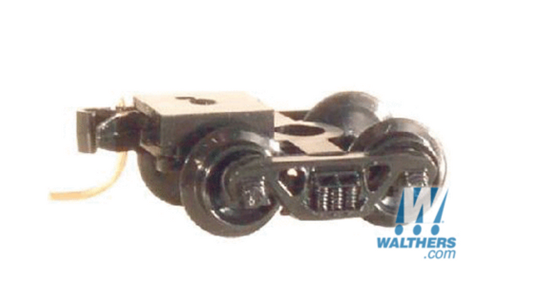 Micro Trains Line 489-302041 Barber Roller-Bearing Trucks -- With Short Extended Couplers 1 Pair, N Scale