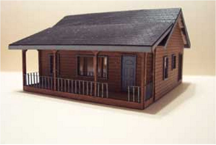 Osborn Model Kits 3025 Lakeside Cottage, N Scale